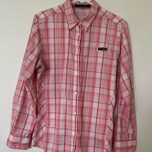 Columbia Women’s Pink Plaid Shirt